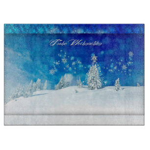 Frohe Weihnachten Cutting Board