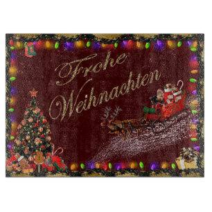 Frohe Weihnachten Cutting Board