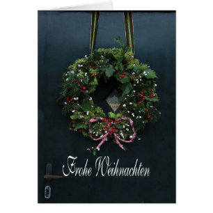 Frohe Weihnachten German Christmas Card