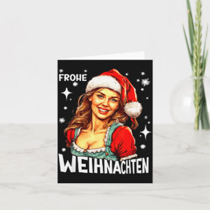 Frohe Weihnachten German Christmas  Card