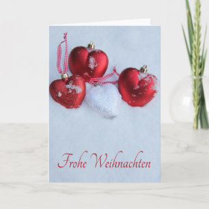 Frohe Weihnachten, german christmas card