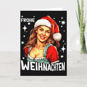 Frohe Weihnachten German Christmas  Card