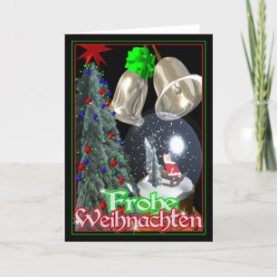 Frohe Weihnachten German Christmas card