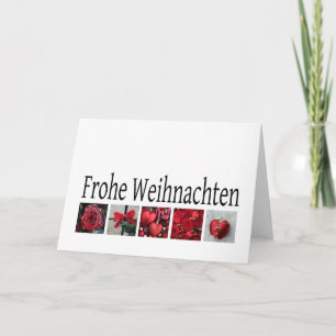 Frohe Weihnachten, german christmas card