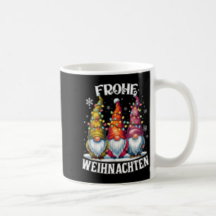 Frohe Weihnachten German Gnome Christmas Decoratio Coffee Mug
