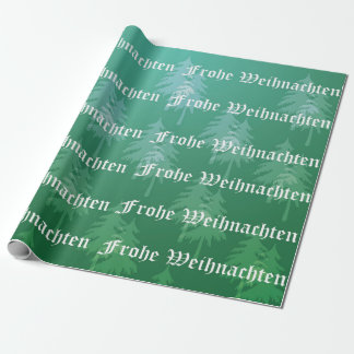 Frohe Weihnachten - German Merry Christmas Wrapping Paper