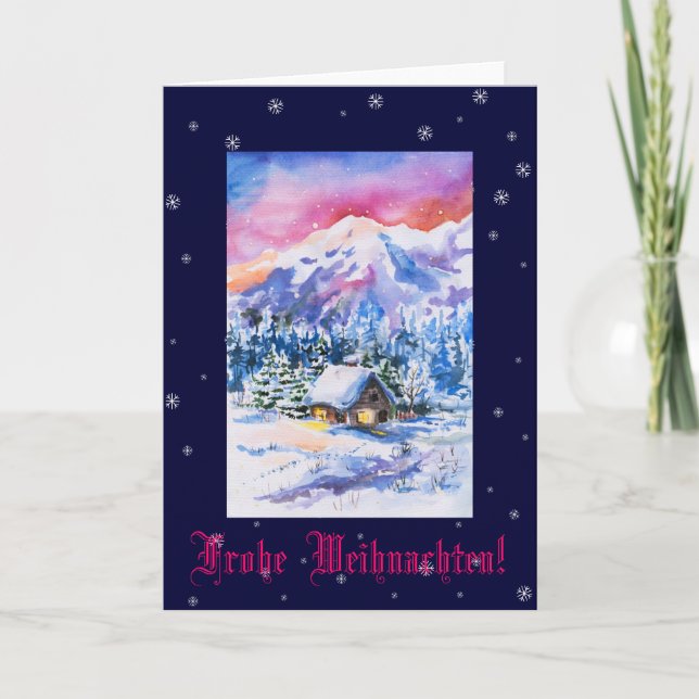 Frohe Weihnachten! Holiday Card (Front)