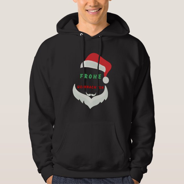 frohe weihnachten  hoodie (Front)