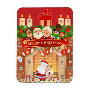 Frohe Weihnachten Magnet