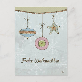 Frohe Weihnachten Postcard