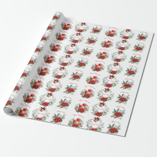 Frohe Weihnachten Stille Nacht  Wrapping Paper