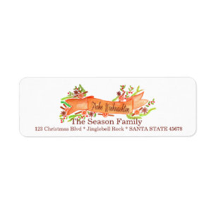 Frohe Weihnachten, watercolor Christmas banner