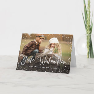 Frohe Weihnachten   Weihnachtskarte Holiday Card