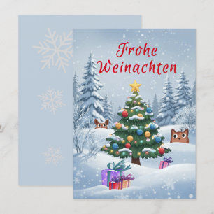 Frohe Weinachten Invitation