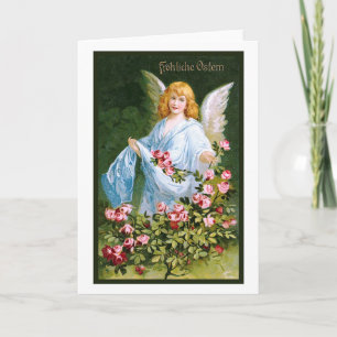 "Frohliche Ostern" Vintage German Holiday Card