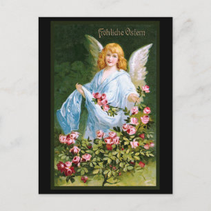 "Frohliche Ostern" Vintage German Postcard