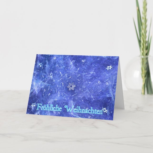 Frohliche Weihnachten - Blizzard Holiday Card (Front)