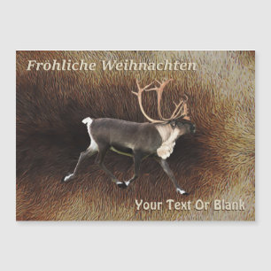 Fröhliche Weihnachten - Bull Caribou (Reindeer)