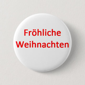 frohliche weihnachten coffee mug 6 cm round badge