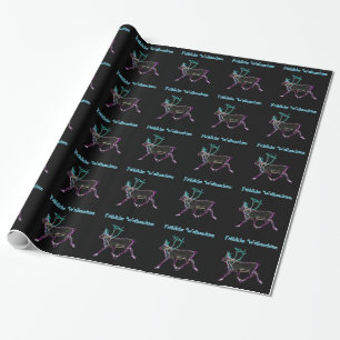 Frohliche Weihnachten - Electric Caribou Wrapping Paper