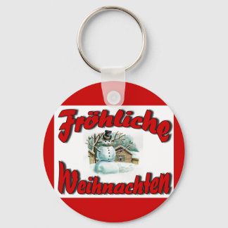 Fröhliche Weihnachten Key Ring