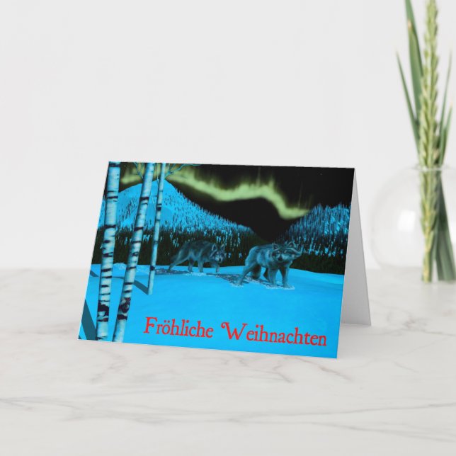 Frohliche Weihnachten - Night Patrol Holiday Card (Front)