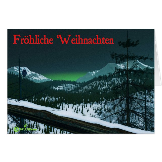 Frohliche Weihnachten - Silent Night (Front Horizontal)