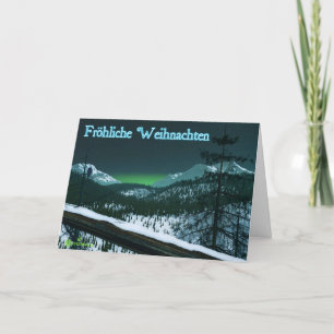 Frohliche Weihnachten - Silent Night Holiday Card
