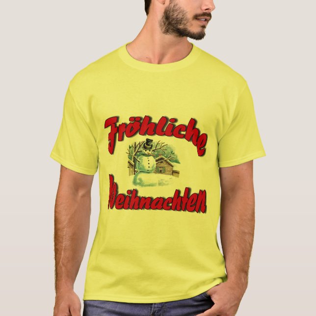 Fröhliche Weihnachten T-Shirt (Front)