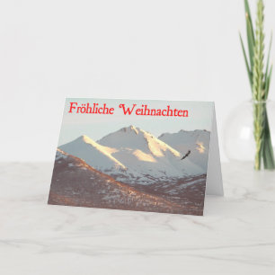 Frohliche Weihnachten - Winter Eagle Holiday Card