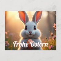 Fröhlicher Osterhase im Zauber des Frühlings