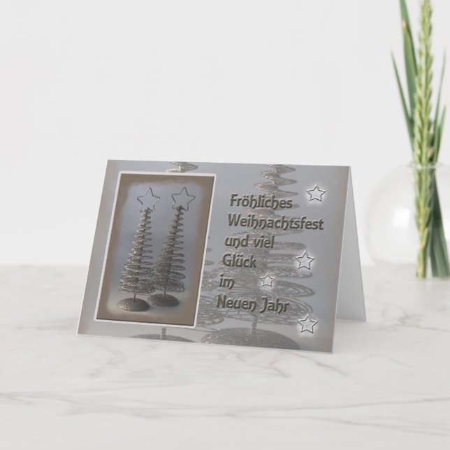 Fröhliches Weihnachtsfest Holiday Card (Front)