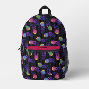 Frolf - Flaming Disc Golf Printed Backpack