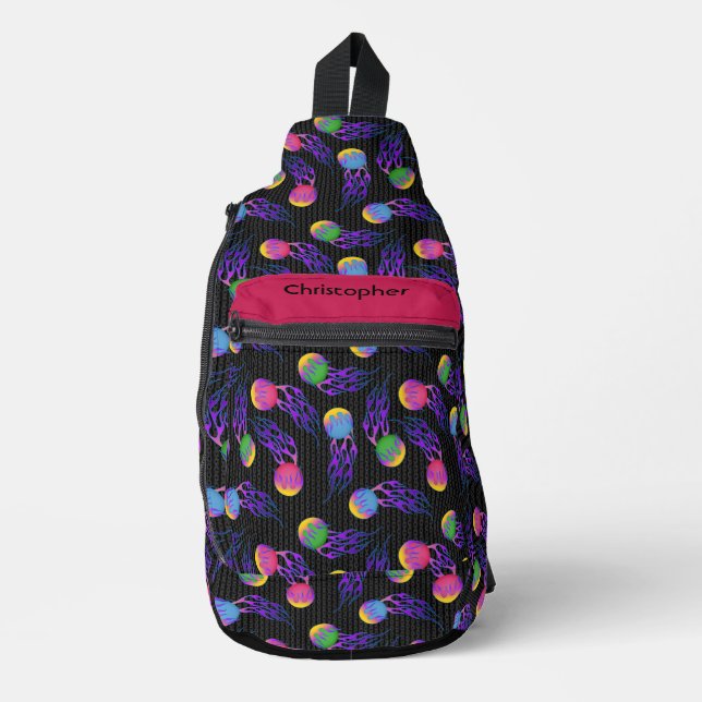 Frolf - Flaming Disc Golf Sling Bag (Front)