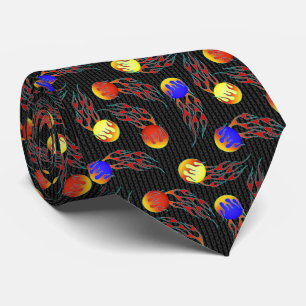 Frolf - Flaming Disc Golf Tie