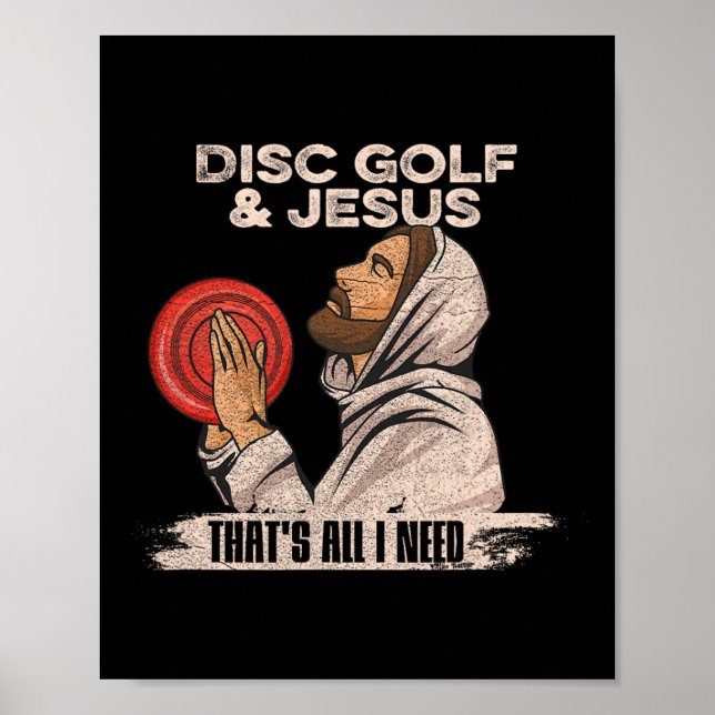 Frolf Quote For A Disc Golf Coach  Poster (Front)