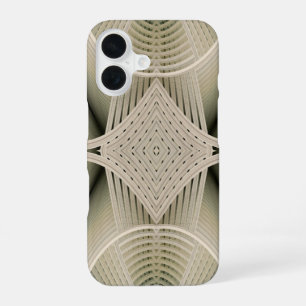 Frolic Abstract Art Deco Hourglass iPhone 16 Case