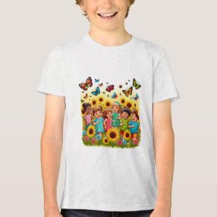 Frolic in Fields Tri-Blend Shirt