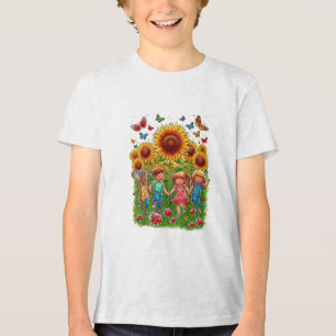 Frolic in Fields Tri-Blend Shirt