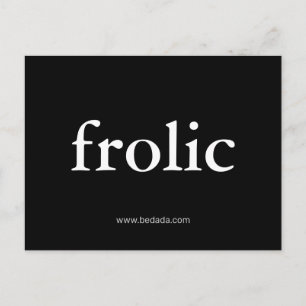frolic postcard