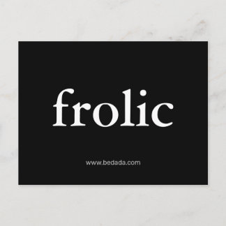 frolic postcard
