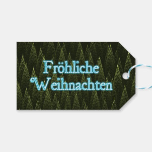 Froliche Weihnachten - Conifers Gift Tags