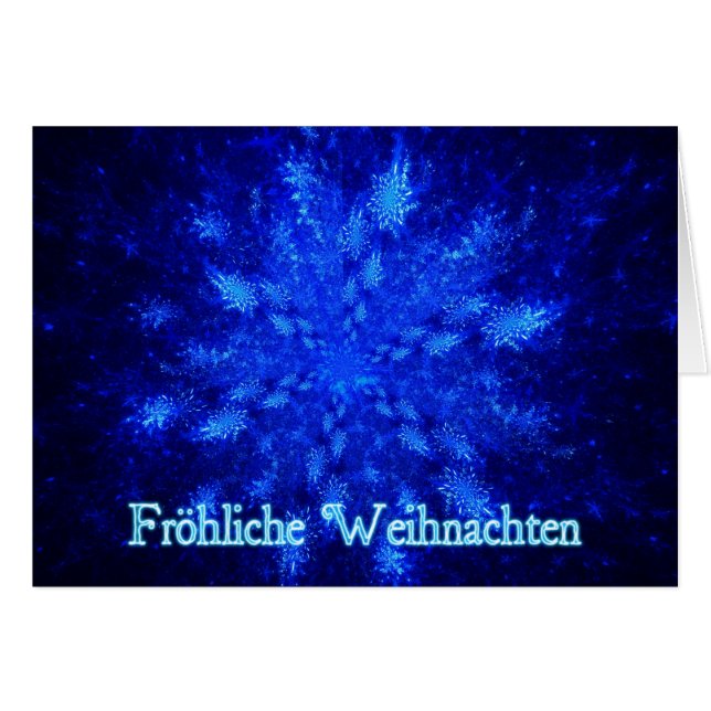 Froliche Weihnachten - Snowburst (Front Horizontal)