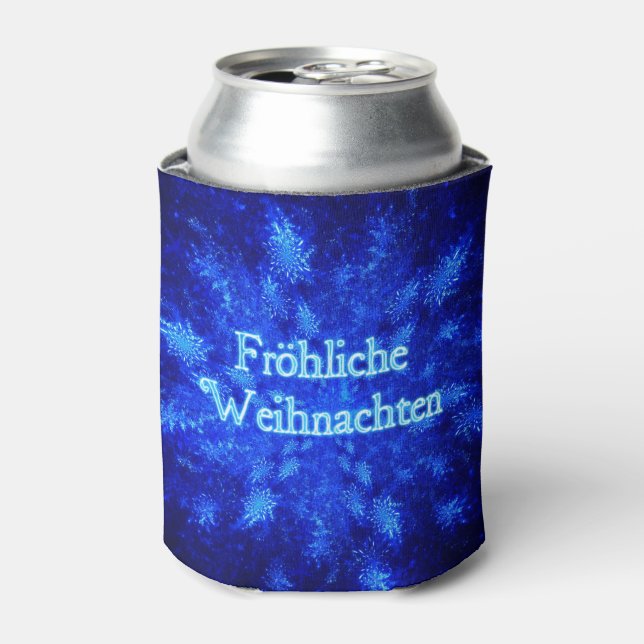 Froliche Weihnachten - Snowburst Can Cooler (Can Front)