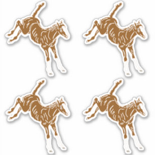 Frolicking Horse Foal - transp uni-color 4x custom