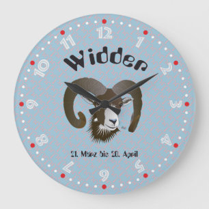 From 21 March to 20 April Large Clock