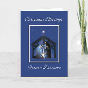 From a Distance to Yours Christmas Blessing Manger Card