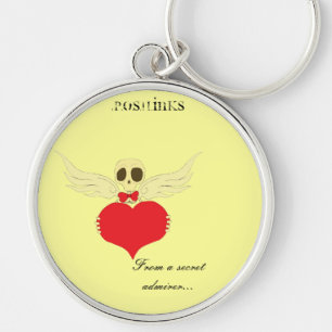 From a secret admirer...keychain by P.O.S.H.Inks Key Ring