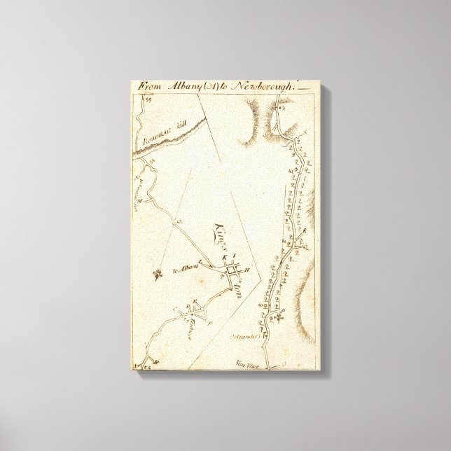 From Albany to Newborough 31 Canvas Print (Front)