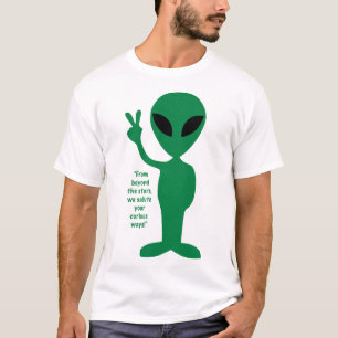 From beyond the stars, we salute your curious ways T-Shirt